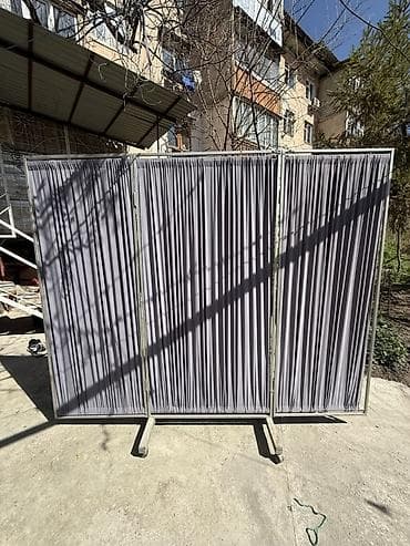 Ширма, перегородка Материал: Ткань, Колличество секций: 3, На колесиках, Другое назначение at lalafo.kg Ширма, перегородка Материал: Ткань, Колличество секций: 3, На колесиках, Другое назначение