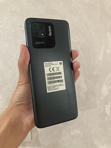 redmi 10 с: Redmi, Redmi 10C, Колдонулган, 128 ГБ, түсү - Кара, 2 SIM — 1