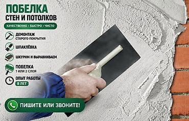 дно контейнера: Побелка стен Больше 6 лет опыта — 1