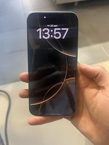 redmi note 17 pro plus: IPhone 16 Pro Max, Б/у, 256 ГБ, Natural Titanium, Кабель, 90 % — 3