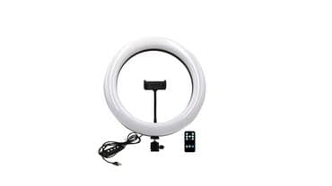 кольцевая лампа для видео: Rgb кольцевая лампа cryp mj38 (38см) с пультом бишкек многоцветная — 3