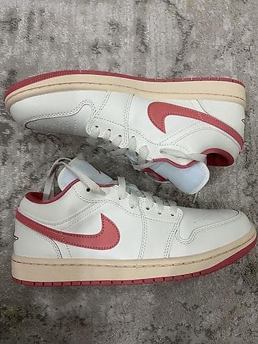 белые шнурки: Кроссовки Nike Air Jordan 1 Low - Силуэт: низкий профиль AJ1 Low - — 4