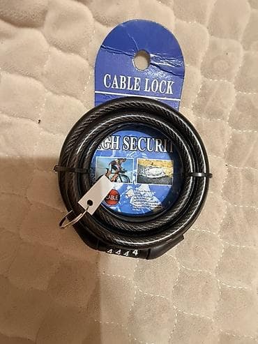 Дом и сад: Тросовый кодовый замок для велосипеда - Тип: Cable Lock (трос-канат в — 1