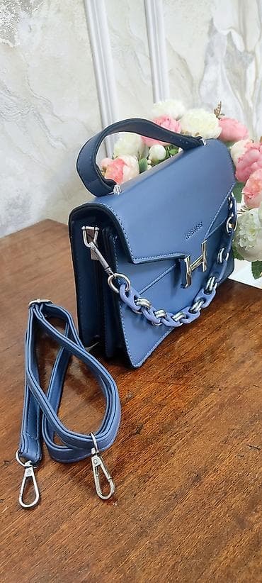 Сумкалар: Сумка Hermes, модель с верхней ручкой и съёмным длинным ремнём. - — 2
