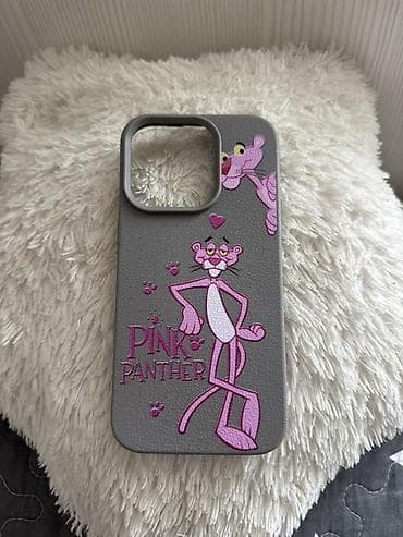 ночник проектор: Чехол для IPhone 15 pro дизайном “Pink Panther” — 1