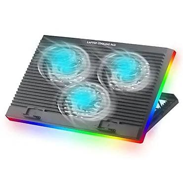hyperx pulsefire haste wireless: Подставка охлаждающая для ноутбука CP253 Coolcold 3 fans+phone stand — 1
