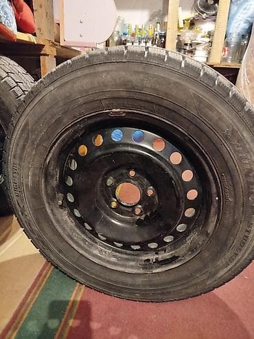 Колеса в сборе 215 / 65 / R 16, Зима, 1 шт, Легковые, Железные