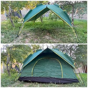 Палатка двойная. Палатка 2/1. Можно использовать как пляжный.4ти