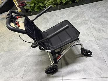 Инвалидные коляски: Компактная складная кресло-коляска/транспортный стул для — 4