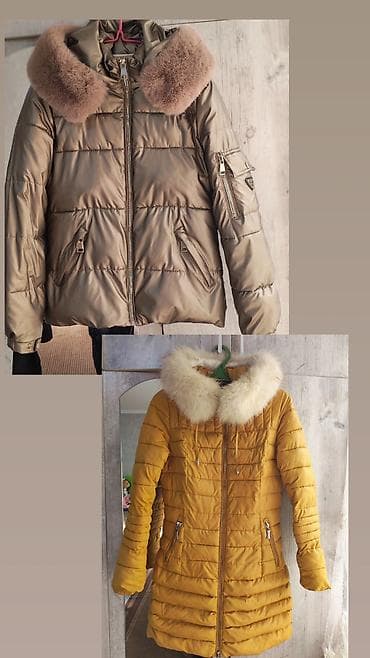 Куртки зимние за две 600 размер 42-44
