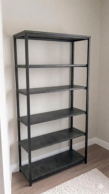 шкаф офисный стол: Офисный шкаф, Новый, цвет - Черный, ЛДСП — 1