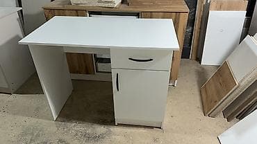 письменный стол бишкек с доставкой: Офисный стол, Новый, Нерегулируемый, цвет - Белый, ЛДСП, Самовывоз, Платная доставка — 10