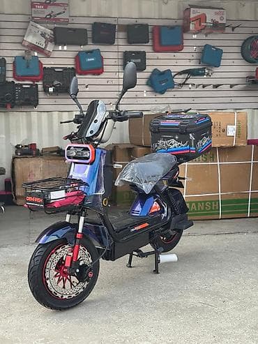 электронная мото: Электроскутер DEMANSH (городской/карго формат) Основные — 3