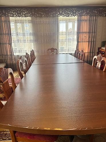 uth 170: Стол и стул для зала, цвет - Коричневый — 1