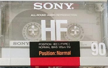 продажа домов в токмаке: Аудиокассета Sony HF90 (Type I / IEC I, Normal Bias, 120 μs EQ) - — 1