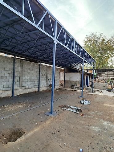 Услуги по строительству и ремонту: Сварка | Навесы, Козырьки, Трубы — 1