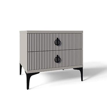 комоды шкафы тумбы: Спальный гарнитур, Двуспальная кровать, цвет - Бежевый — 2