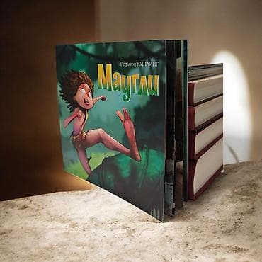рисую: Книга «Маугли» — Редьярд Киплинг - Формат: детская иллюстрированная — 4