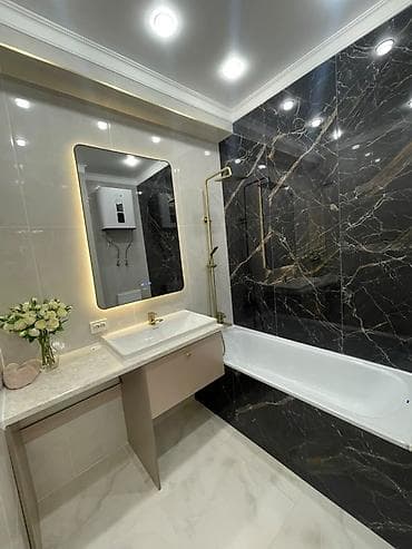 discovery studio: 3 комнаты, 73 м², Асанбай мкр Элитка, 14 этаж, Дизайнерский ремонт — 7