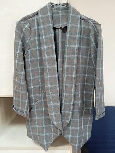 Брючный костюм, Прямые, Пиджак, Made in KG, Хлопок, Осень-весна