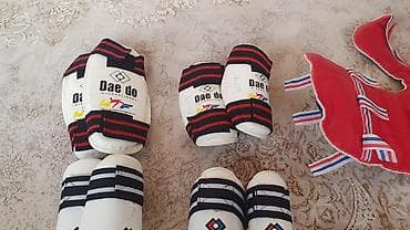 Нарды: Комплект экипировки для тхэквондо WTF (детский/юношеский набор) — 6