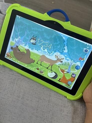 Техника жана электроника: Планшет, Башка бренд, 7" - 8", Wi-Fi, Балдар үчүн түсү - Жашыл — 3