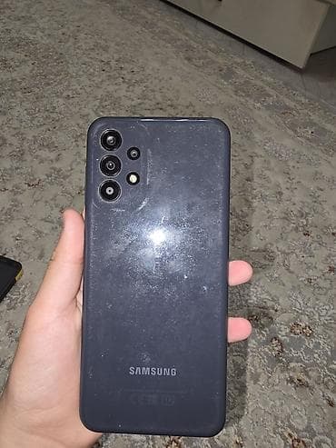 s23 mini: Samsung Galaxy A13, Б/у, 32 ГБ, цвет - Черный, 2 SIM — 2