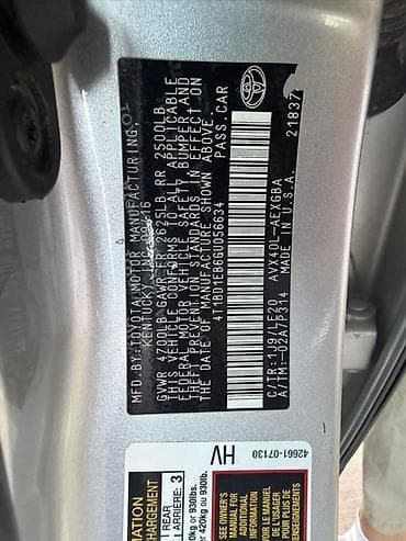 машина автамабил: Toyota Avalon: 2016 г., 2.5 л, Автомат, Гибрид, Седан — 9