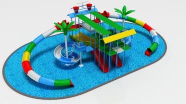 аренда бассейнов: Горки для бассейнов/Аквапарков Неизменно популярный вид водных — 1