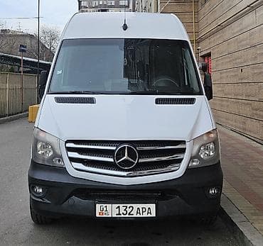 Mercedes-Benz Sprinter, белый фургон (высокая крыша, длинная база)
