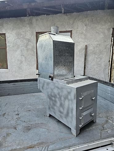 дрова для камина: Металлическая печь с коптильней (комбинированная) - Конструкция — 1