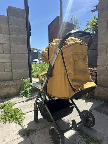 Коляскалар: Прогулочная коляска (цвет горчичный) - Легкая и маневренная рама — 2