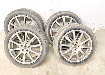 Колеса в сборе 215 / 45 / R 17, Лето, Б/у, Комплект, Легковые, Литые, отверстий - 5