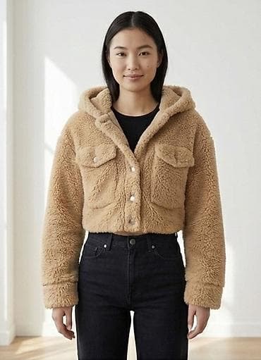 s: Пуховик, Короткая модель, С капюшоном, S — 3