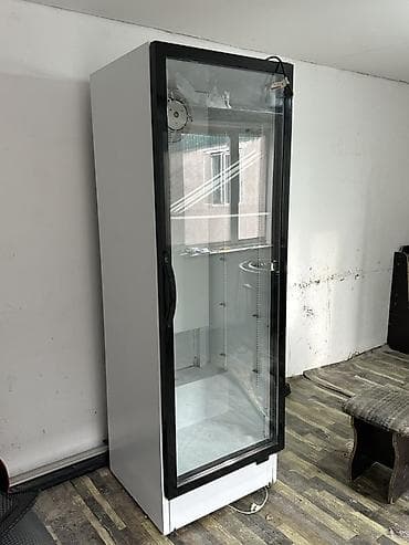 Муздатуучу жабдуулар: Холодильная витрина (вертикальный шкаф) с прозрачной стеклянной дверью — 2