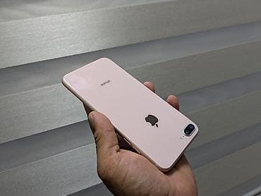 IPhone 8 Plus, Б/у, 256 ГБ, Розовый, Защитное стекло, Чехол, 69 %