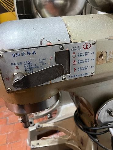 Для кафе, ресторанов: Тестомес Планетарный, 25 кг, Китай, Б/у — 2