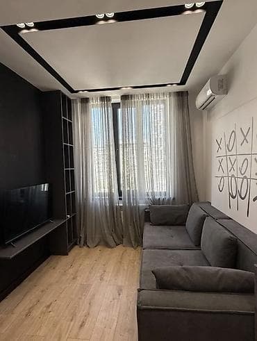 сдаётся квартира в бишкеке: 2 комнаты, Душевая кабина, Постельное белье, Кондиционер — 4