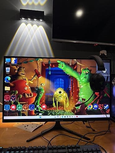 Стол компьютерлери жана комлектөөчүлөр: Игровой ПК с периферией и подсветкой Комплектация и характеристики: - — 8