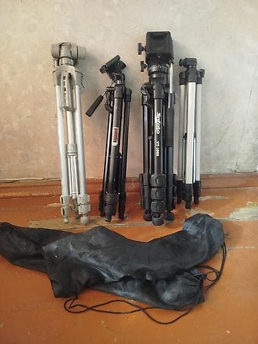 Набор штативов для фото и видеосъёмки В комплекте 4 штатива разной