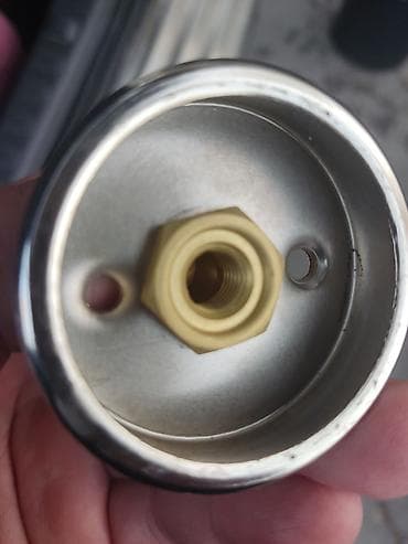 Переходник/адаптер с манометрическим корпусом - Латунный шестигранный