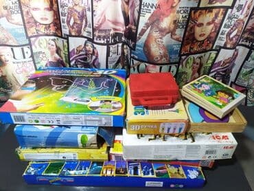 Продаю настольные игры и игровые наборы, наборы для рисования и