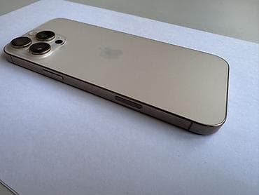 IPhone 16 Pro Max, Б/у, 512 ГБ, Золотой, Защитное стекло, Кабель, Коробка, 95 % — 4