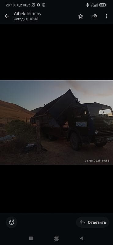 Срочно срочно КамАЗ сатылат абалы жакшы, стандарт,май жебейт, 49зуб