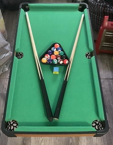 спортивный форма: Игровой стол 2-в-1: бильярд + настольный теннис. Комплектация: - — 1