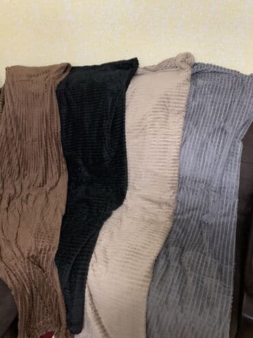 угловой диван в гостиную: Плед, Все сезоны, Фактурный — 2