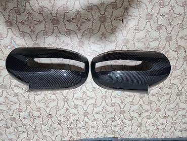 боковой тырмоо: Декоративные накладки На зеркала, Карбон, Mercedes-Benz — 1