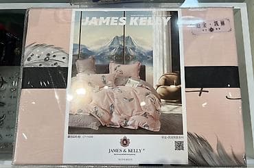 ткань на авто: Постельное бельё JAMES & KELLY - Комплект в пудрово-розовом цвете — 1