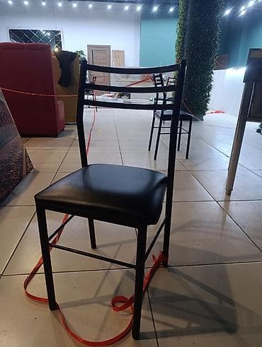 стульчик для малыша: Стул для кафе, ресторанов, Железо, цвет - Черный — 1