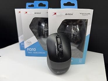🖱️Беспроводная мышь A4Tech Fstyler FG10 черно-серая 📍Адрес